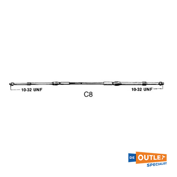 Kabel sterujący silnika typu Ultraflex C8 33C 4,27 m - 30219F