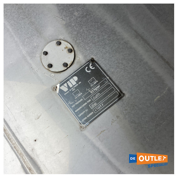 Резервоар за гориво VIP 200L от неръждаема стомана 123 x 54 x 31 cm