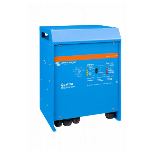 Използван Vitron Quattro 24V | 3000W | 70A зарядно устройство за батерии и инвертор - VIQUA243020010