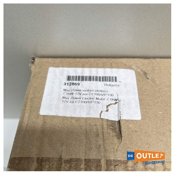 Motore per elica di prua Max Power CT100 | VIP150 12V | 7,1 kW - 312869