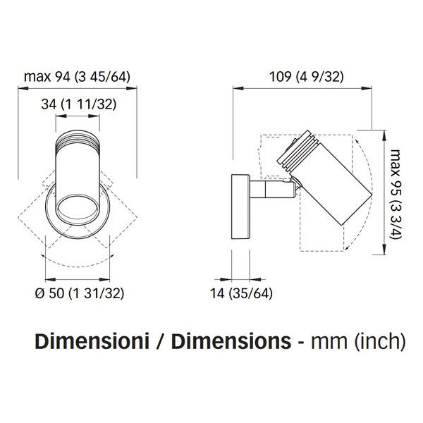 Quick Jacob Led Adjustable Reading Light 12/24V Chrome - Fasp2102CC10D00