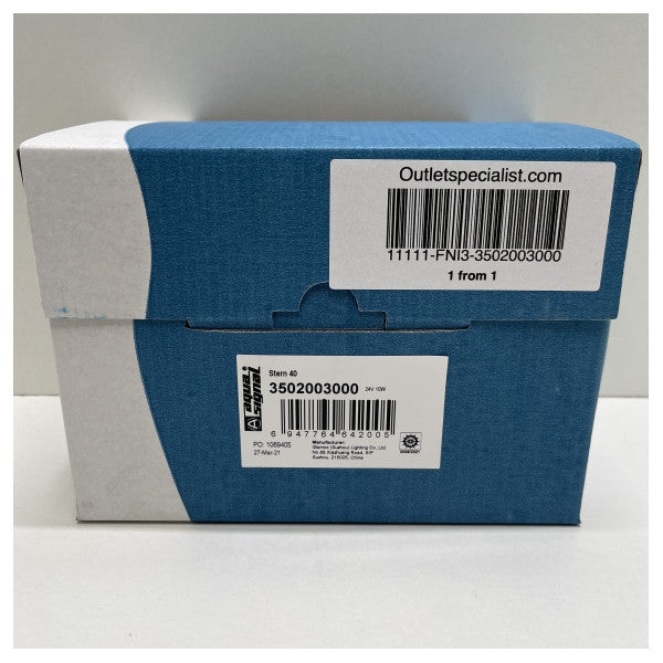 Кормовий навігаційний ліхтар Aqua Signal Series 40 чорний 135 24V - 3502003000