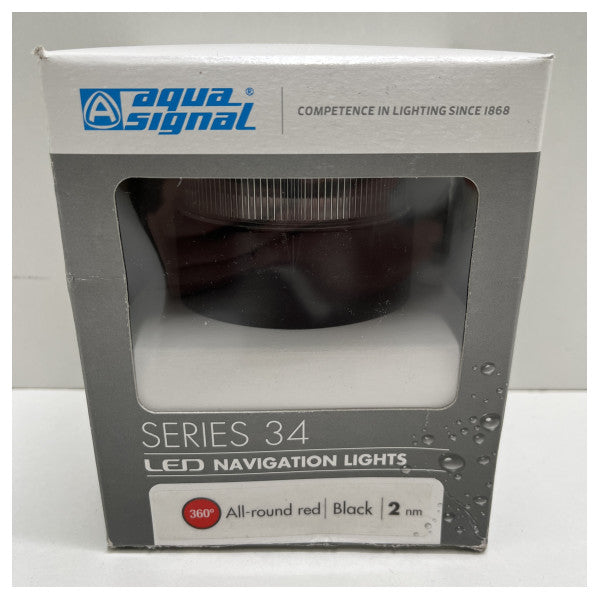 Aqua Signal Series 34 LED Red All -Round Navigation Light 12/24V - 3854161000