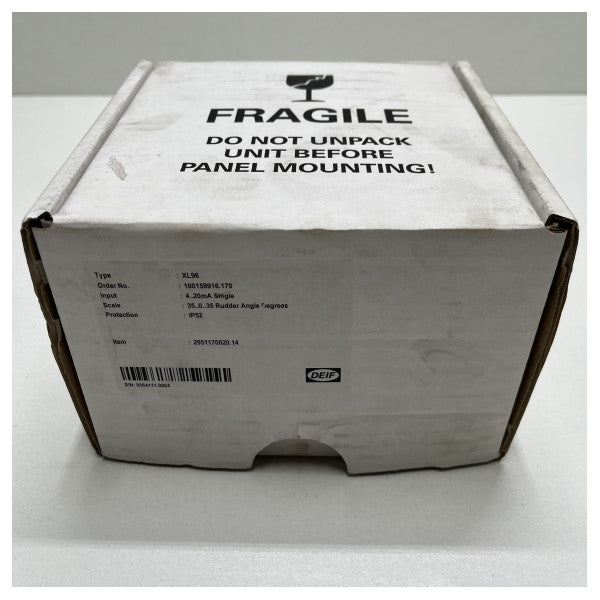 Deif XL96 rodervinkelindikator display 35-0-35