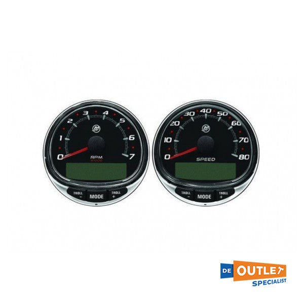 Меркурий / Mercruiser SC1000 комплект тахометър / дисплей за скорост - 8M0135633
