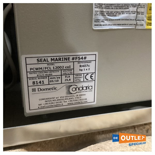 Dometic Condaria PCWM / FCL 12002 48 000 BTU luftkonditioneringsenhet