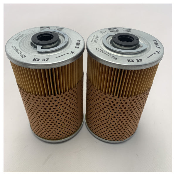 2x MTU 000 092 17 05 fuel filter insert element