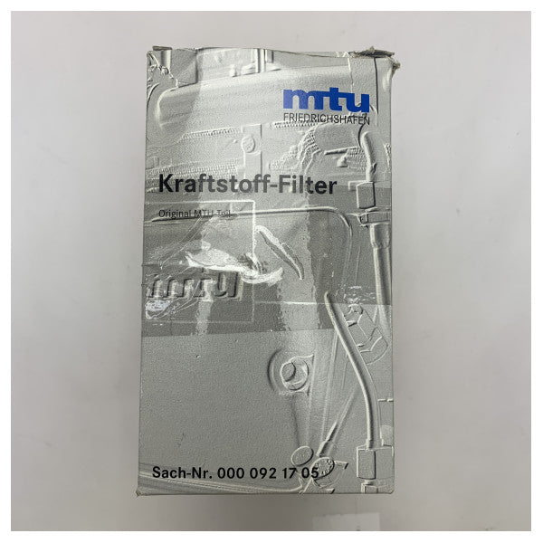 2x MTU 000 092 17 05 fuel filter insert element