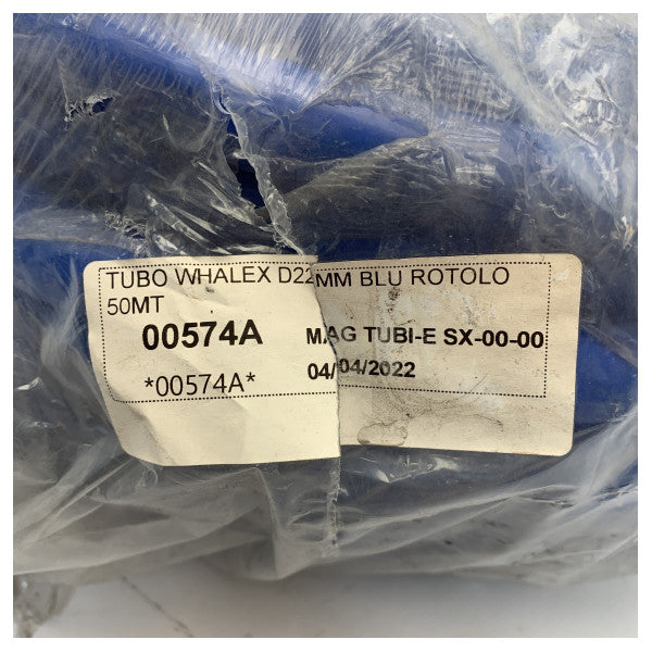 Esnek Deniz Suyu Hortumu 22mm - Tekneler ve Gemiler için Dayanıklı UV ve Tuzlu Suya Dayanıklı 50m Rulo