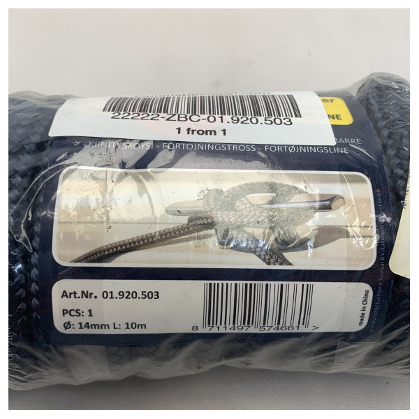 Talamex polyester landvast | mooring rope 14 mm - 10M blue - 01.920.503