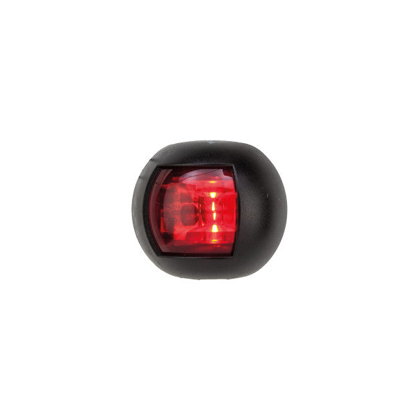 Allpa navigation light red port side LED 12/24V black - 015510