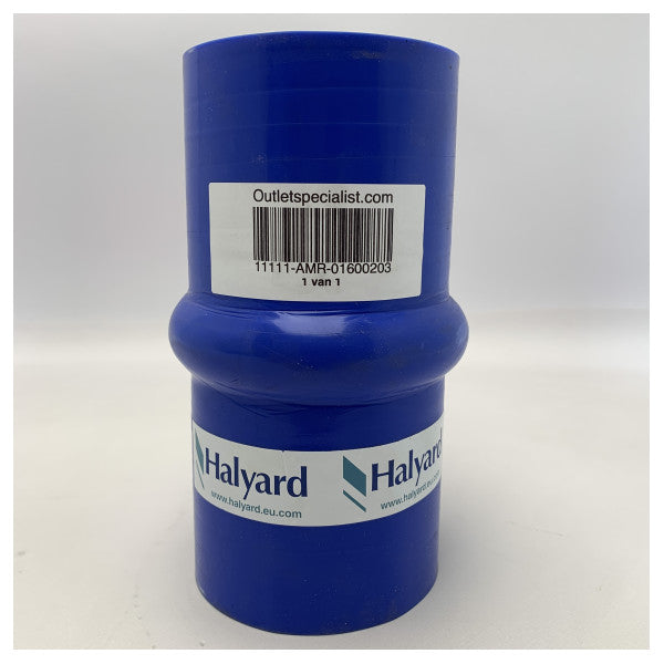 Halyard rubber exhaust connector blue 102mm - 01600203