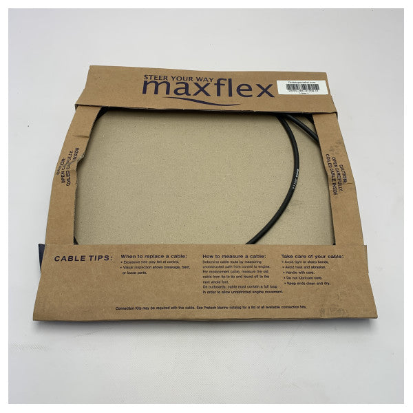 Maxflex C8 01709-12 Високоефективний морський рульовий кабель із стійкого до ультрафіолету HDPE 12 футів