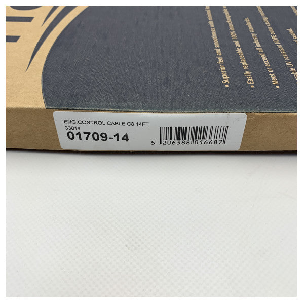 Ultraflex C5 Motorbedieningskabel - 30161C De Ultraflex C5 motorbedieningskabel (30161C) levert superieure prestaties en duurzaamheid voor uw boot. Deze kabel is speciaal ontworpen voor naadloze integratie met diverse scheepsmotoren en garandeert een soep