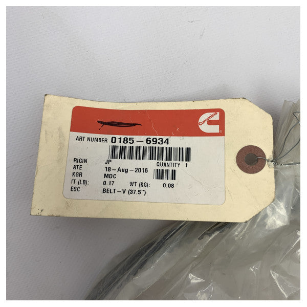 Cummins Onan Alternator | V-Belt 37.5 Inch-0185-6934