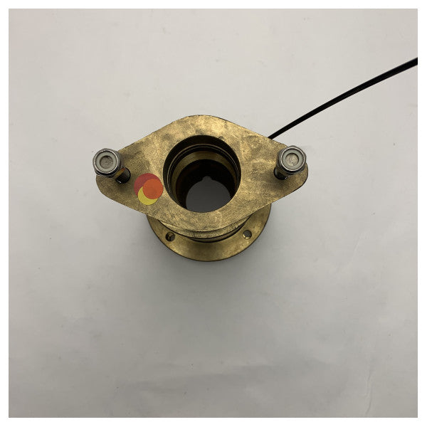 Raccord de coque en laiton de qualité marine 50mm - Joint d'étanchéité pour câble et tuyau de cloison étanche