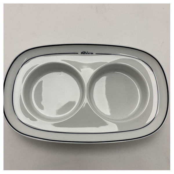 Riva | Richard Ginori 027 1795 съд с двойно отделение за пипер и сол