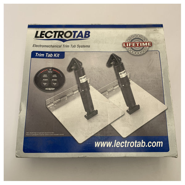 Lectrotab KAF9X9 stainless steel electric trim tab kit 12V