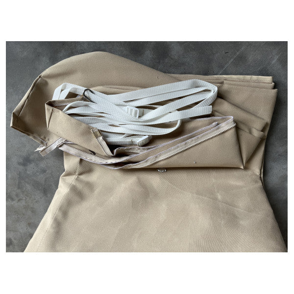 Sessa Marine Key Largo 22 beige bimini canvass soft top cover - 048026E