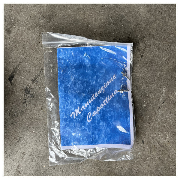 Sessa Marine beige transparant cockpit aft closure canopy with installation kit  - 048088L1