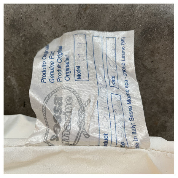 Sessa Marine IM19 blue canvas cover