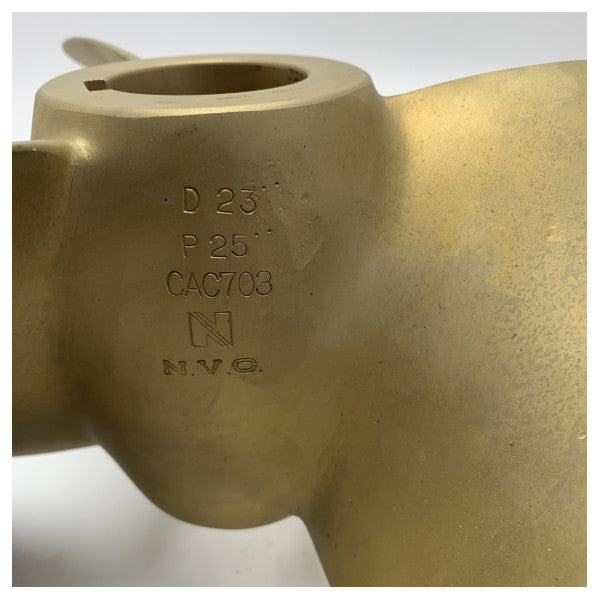 France Helices D23xP25 дюймів RH45 630 бронзовий 3-лопатевий морський гребний гвинт для довговічної та ефективної роботи човна