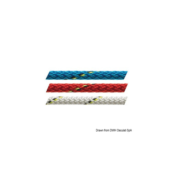 Marlow D2 Kilpailu 78 punottu polyesteriköysi - Kestävä meripurjehdusköysi 10mm