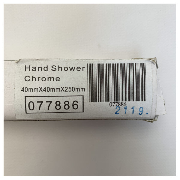 Single massage hand shower chrome - 077886