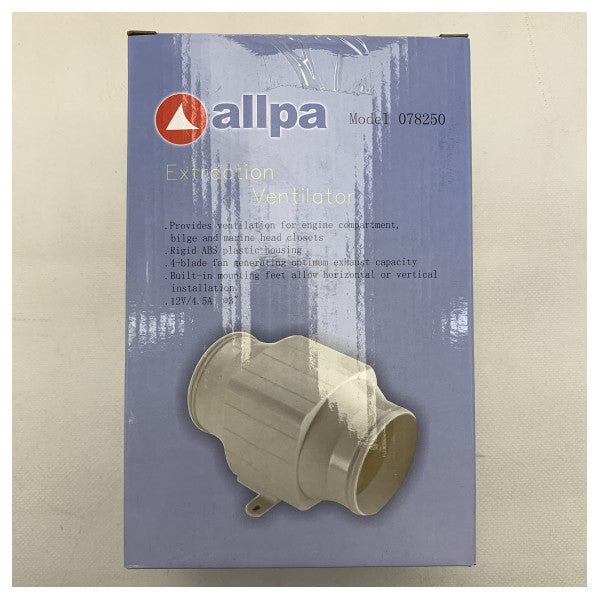 Allpa engine room ventilator white 12V | 207 M3/h - 078250