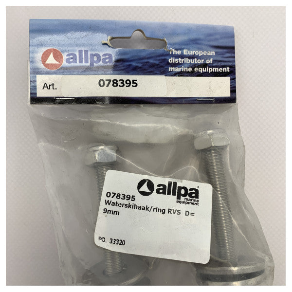 Allpa acero inoxidable waterski gancho 078396