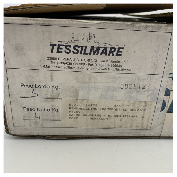 Tessilmare açık tekne bağlama örtüsü beyaz 590 x 220 - 120-045-040