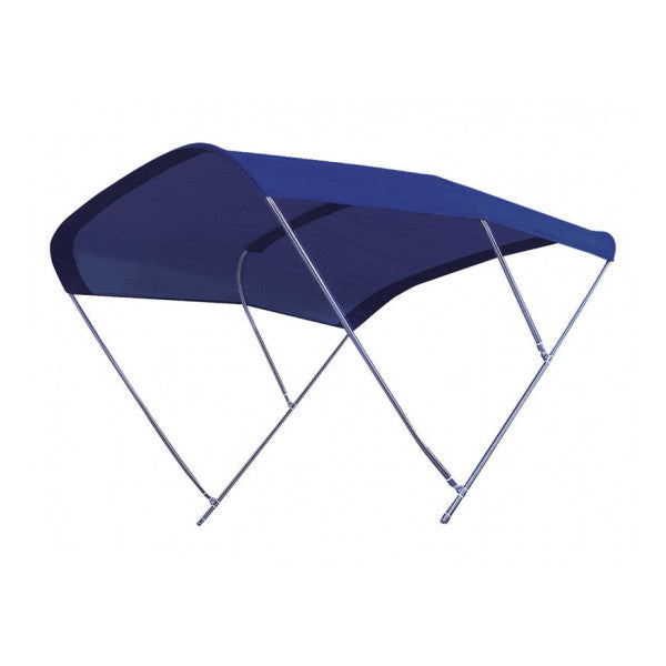 Bimini in acciaio inox Tessilmare blu L225 x H137 x L230 - 110-055-022