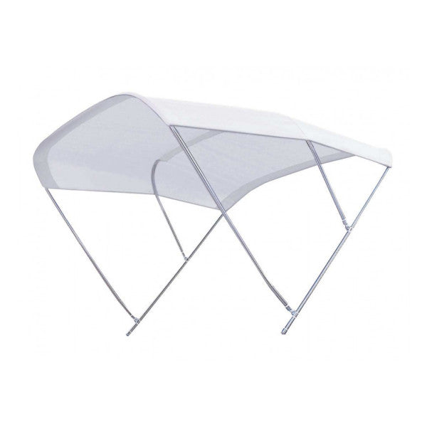 Bimini em aço inoxidável Tessilmare branco L225 x A137 x L230 - 110-055-024