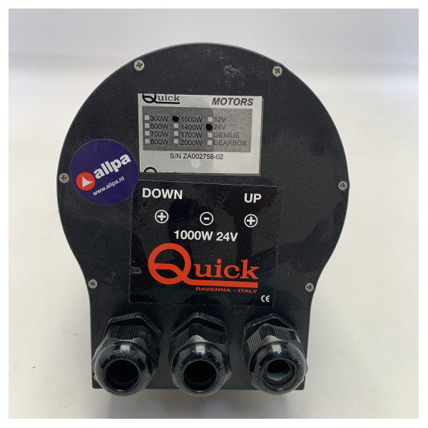 Quick 24V | 1000W Windlass Electric | Kapstan Motor - FVSSM1024000A00