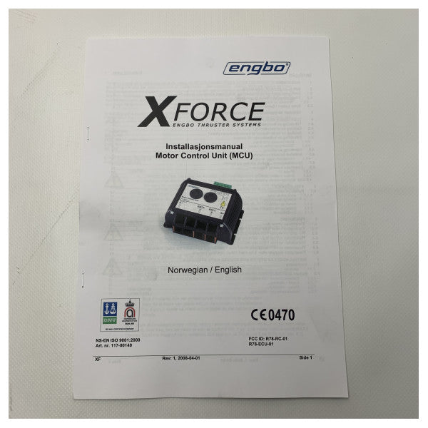 Engbo Xforce XF30 | XF60 12V control unit with remote - 117-00149