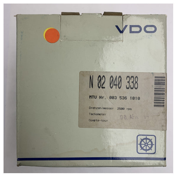 Compteur de tachymètre de moteur VDO N02040338 avec compteur d'heures 3000 RPM