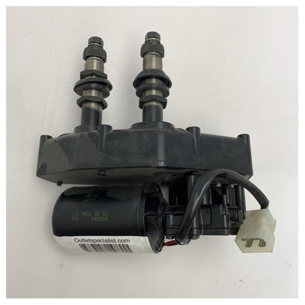 Doga 111 MAR 24V мотор за чистачки черен 50 градуса - 111.9601.3B.16