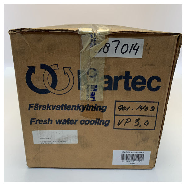 Martec heat exchanger for Volvo Penta 3.0 GL benzine engine - 901-1402