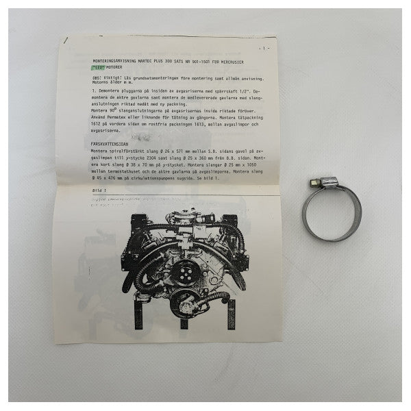 MARTC SEA VATER VARME EXTERING SETT for Mercruisser Engines - 901-1501