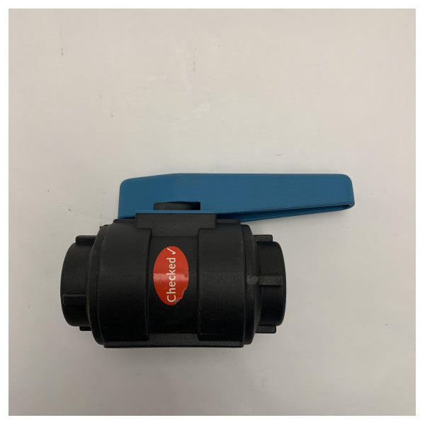 Trudesign 1-BSP 1インチブラックプラスチックボールバルブ