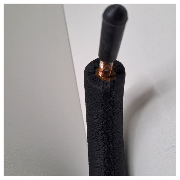 Stainless steel leather covered railing 30 cm