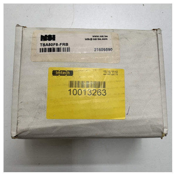 NSI PS2 USB 50mm パネルマウント IP68 バンダルプルーフトラックボール - TSA50F8-FRB