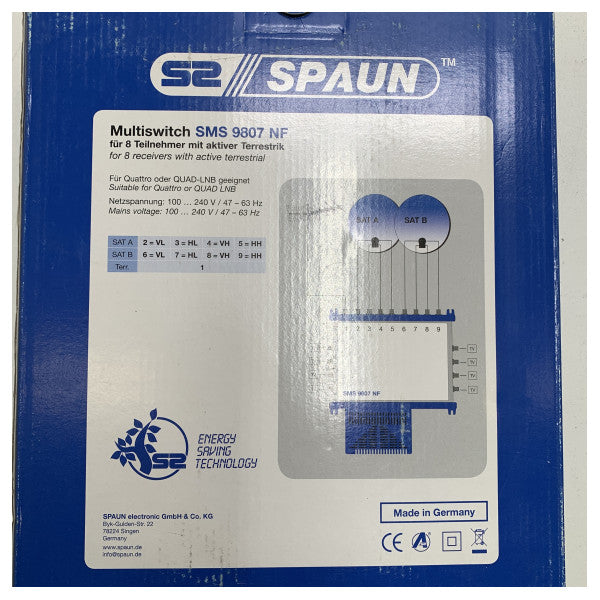Spaun SMS 9807 NF Multiswitch Light Class
