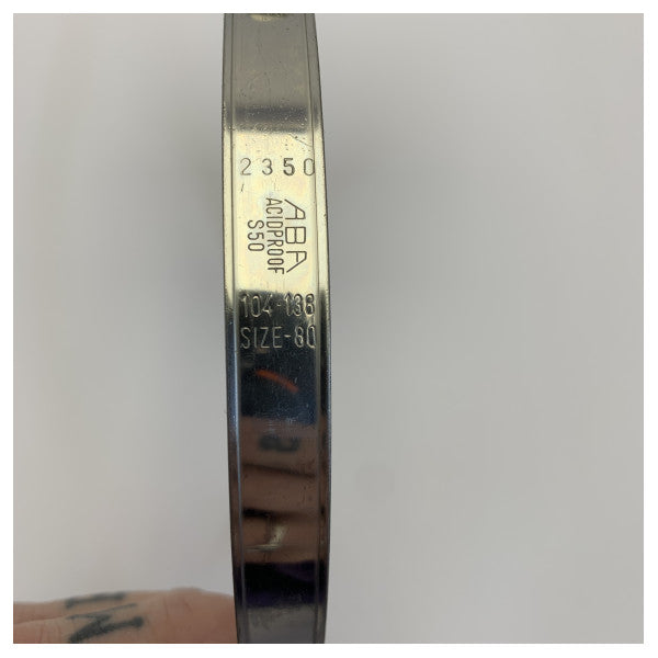 ABA HoseClamp Inox - D104-138mm - Għal Użu Għoli - ABA12138W5 