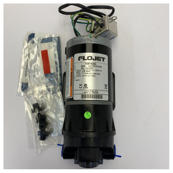 Flojet 600D3722E1 Diaphragm Pump 230V 4.2L/min 30 PSI