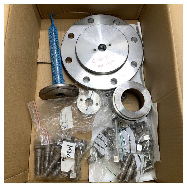 Stainless steel transducer mounting kit for 50B-6B transducer