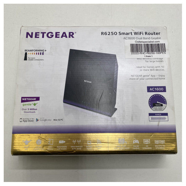 Netgear R6250-100PES gigabitin langaton AC WiFi-reititin