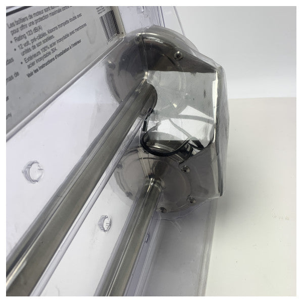 Tromba elettrica Marinco doppia 12V in acciaio inox - 10029XLP