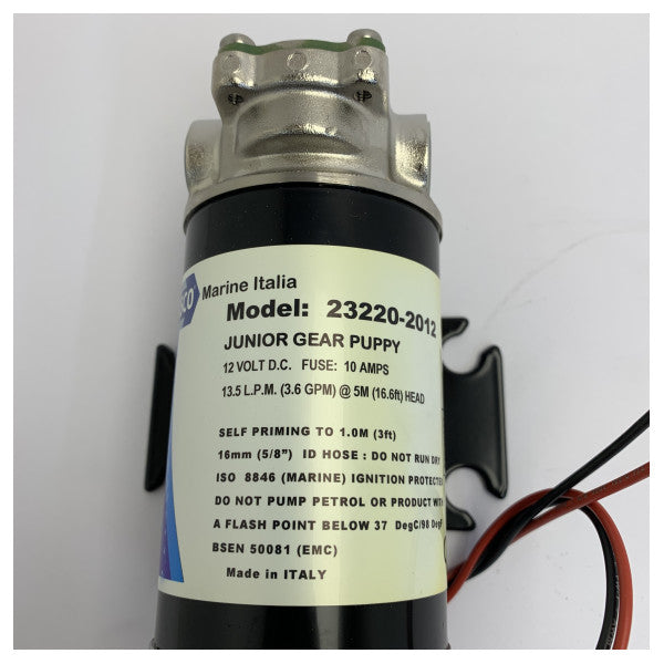 Jabsco Junior Gear Puppy 12V Električna pumpa za prijenos goriva - 23220-2012 