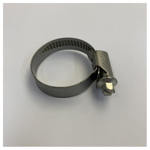 Norma Torro slangeklemme W4 rustfrit stål - 25-40 mm (13 mm båndbredde) - marinekvalitet 